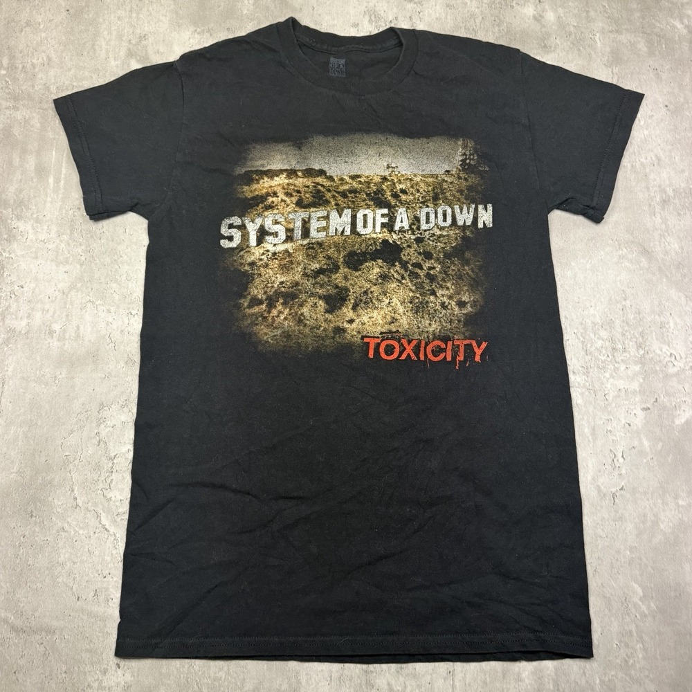System Of A Down Toxicity Graphic T-shirt Women Small Black Short Sleeve Music